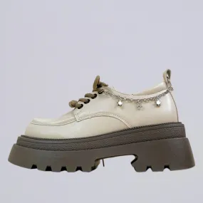 *CLEARANCE* Ultra Chunky Sole Pretty Stars Classic Loafers - Women's
