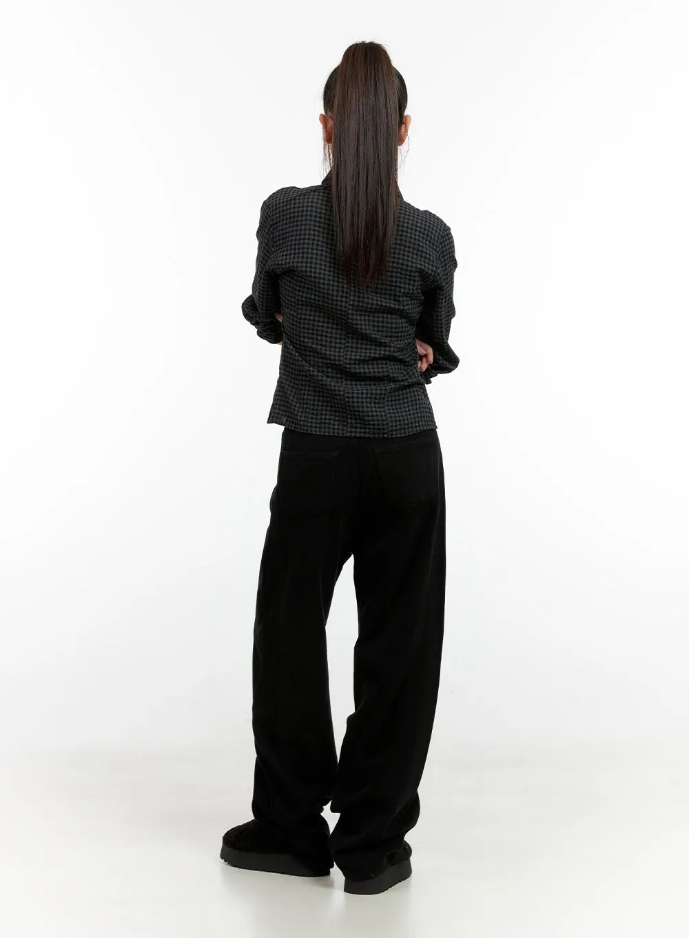 Cotton Wide Fit Trousers CN405