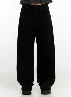 Cotton Wide Fit Trousers CN405
