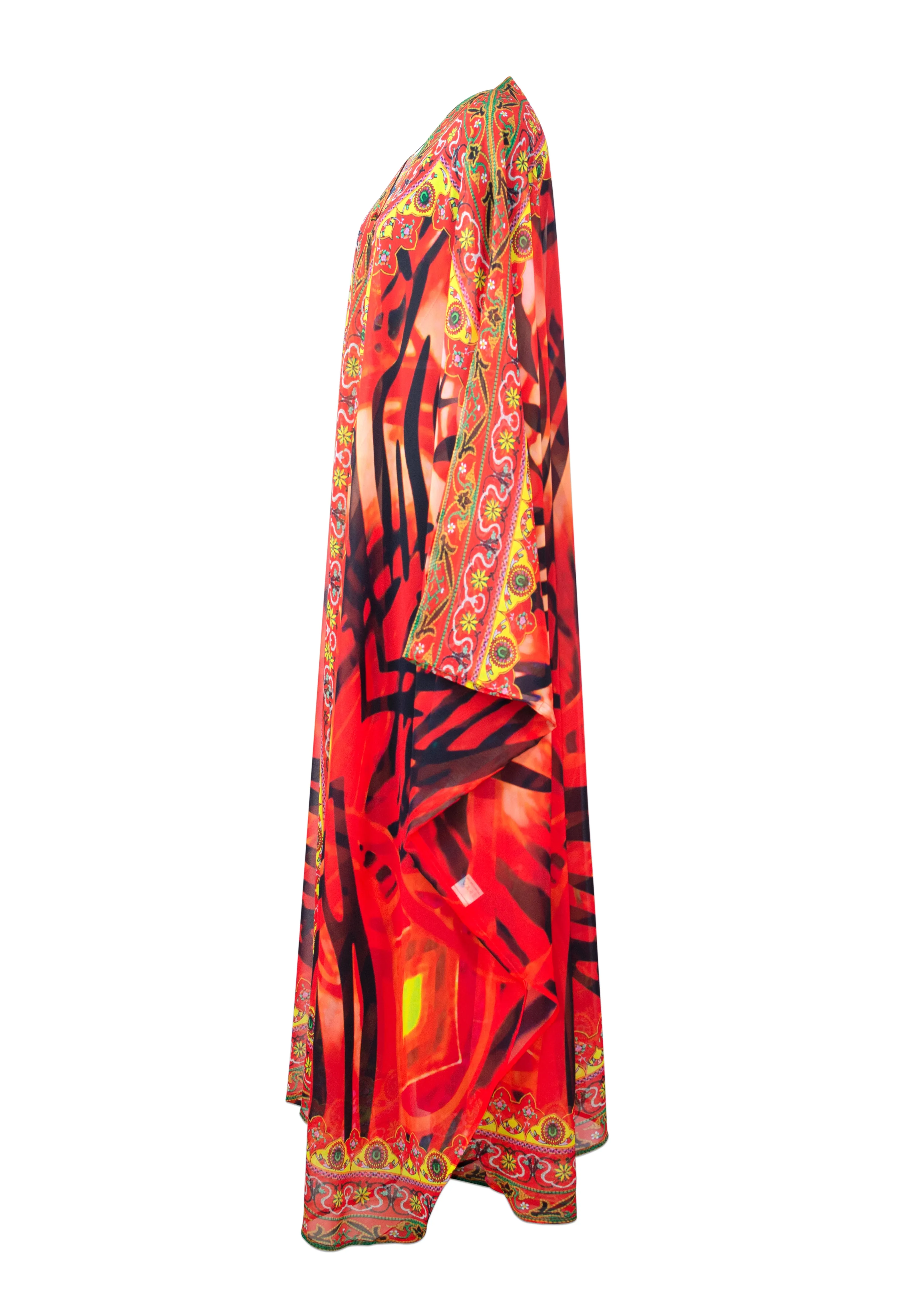 Dahlia Goddess kaftan