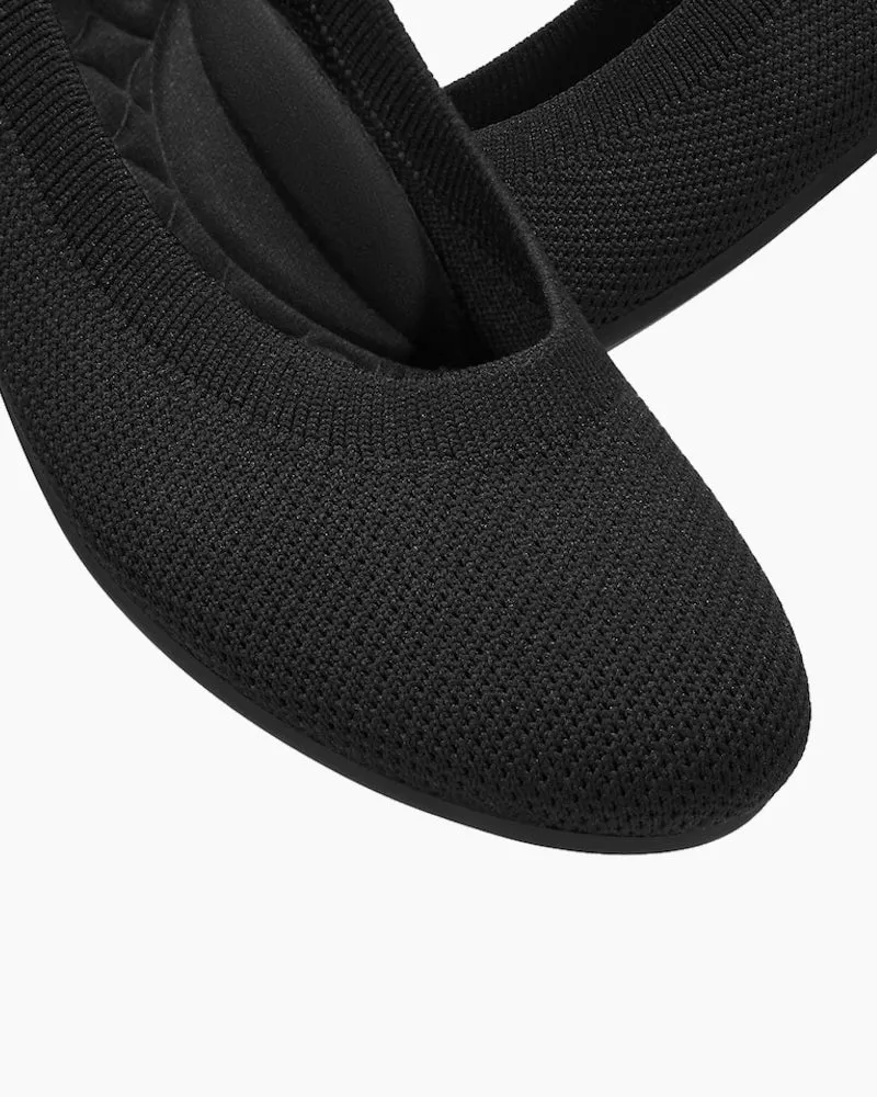 Eco-friendly Round Toe Ballet Flats (Aurora)