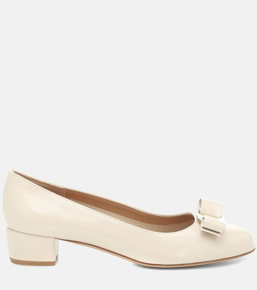 Ferragamo Vara patent leather pumps
