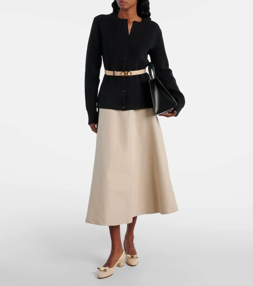 Ferragamo Vara patent leather pumps
