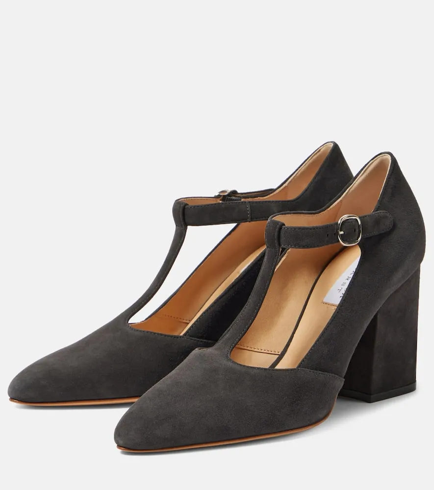 Gabriela Hearst Triana 85 suede pumps