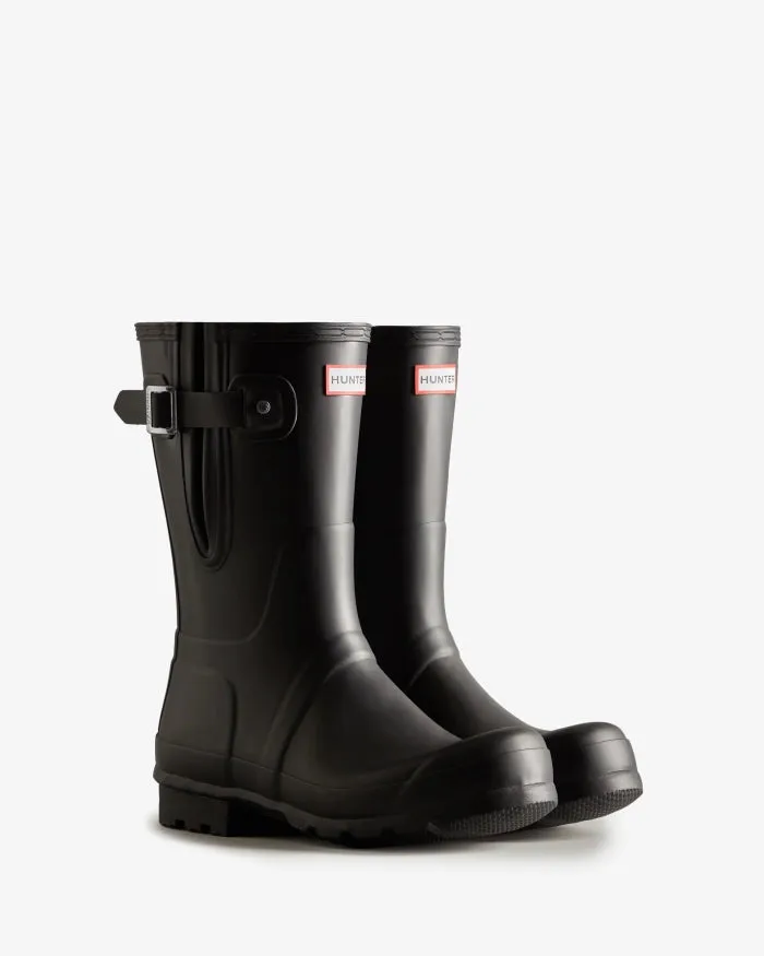 Hunter Mens Adjustable Short Wellington Boots