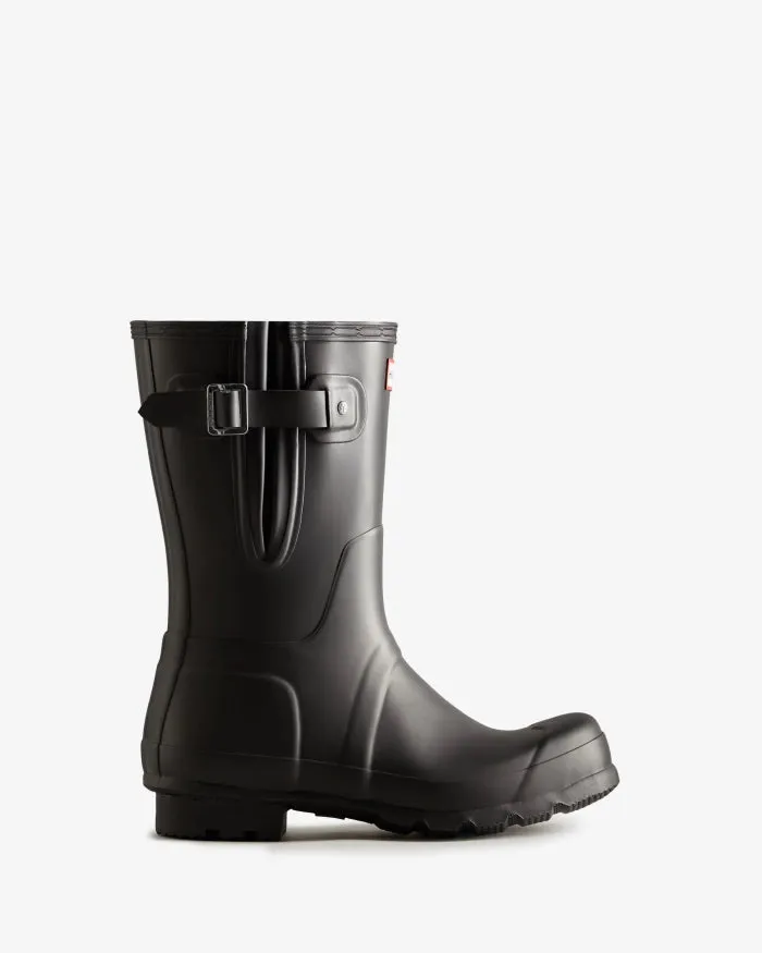 Hunter Mens Adjustable Short Wellington Boots