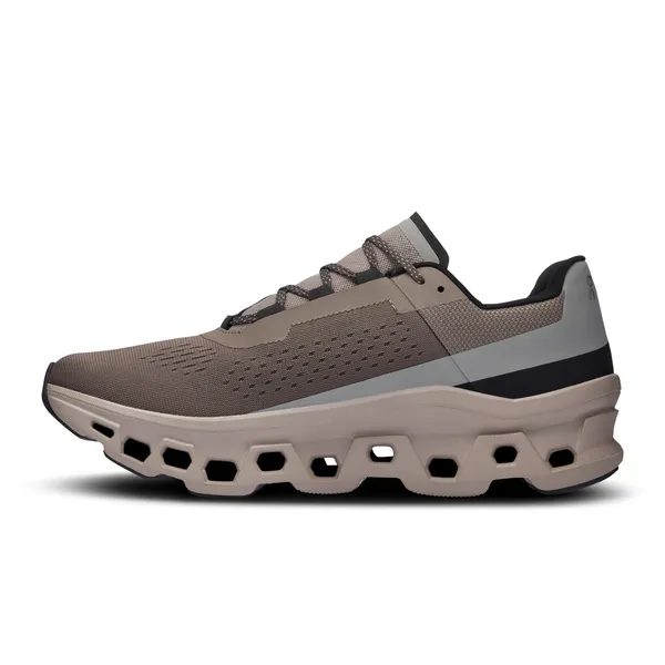 Men's On Running Cloudmonster Cinder Fog Trainers