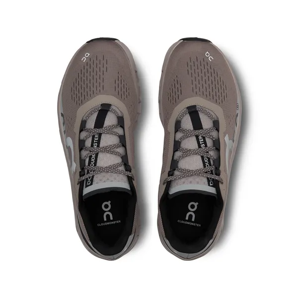 Men's On Running Cloudmonster Cinder Fog Trainers