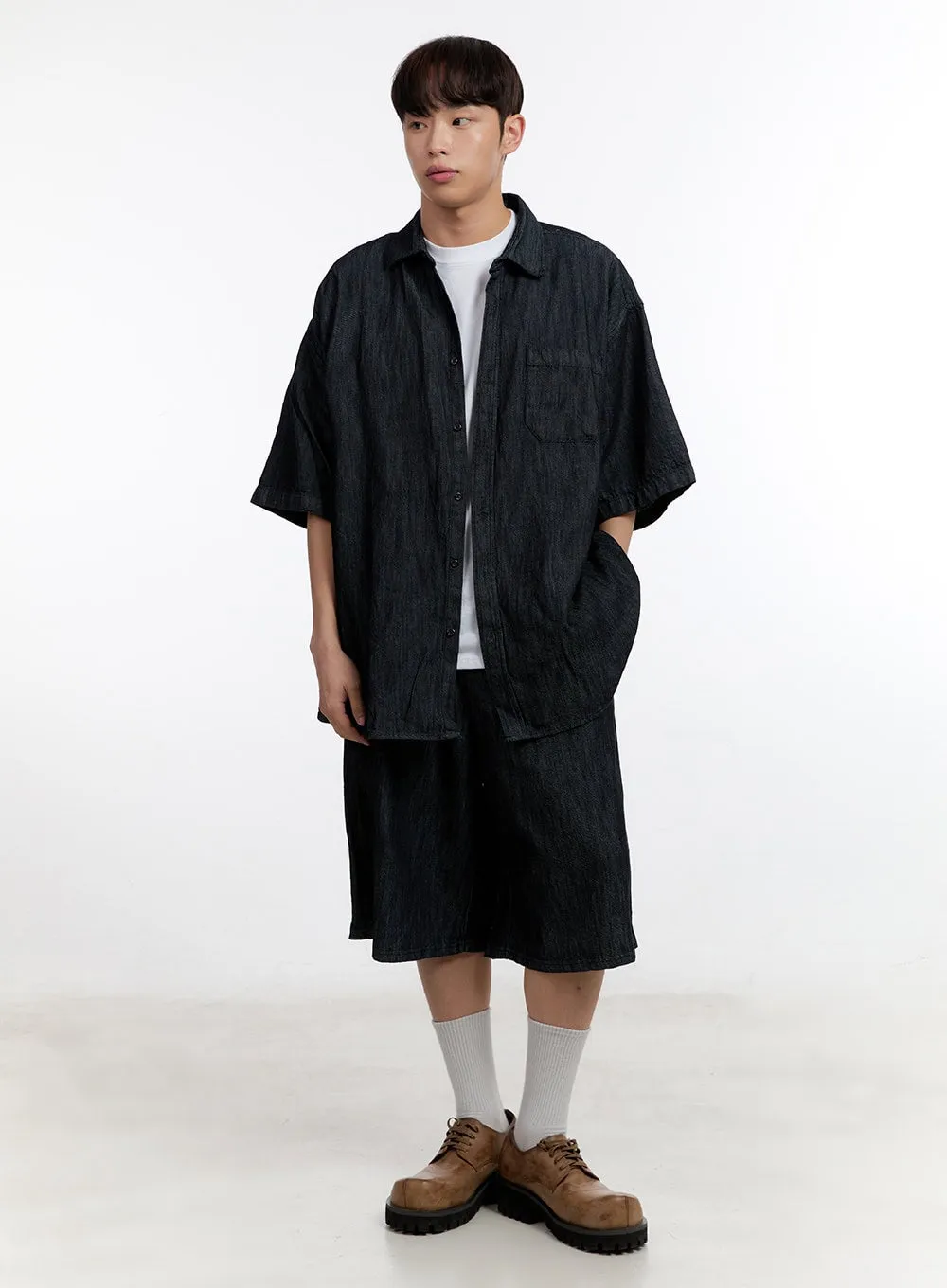 Men's Wide-Fit Jorts IA507