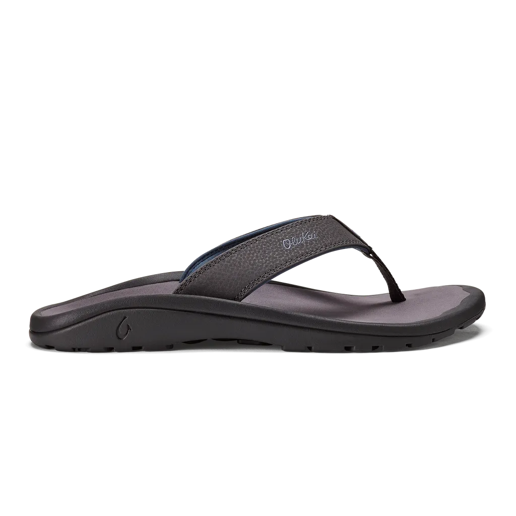 OluKai "Ohana" Men's Sandals- Pavement on Pavement Color