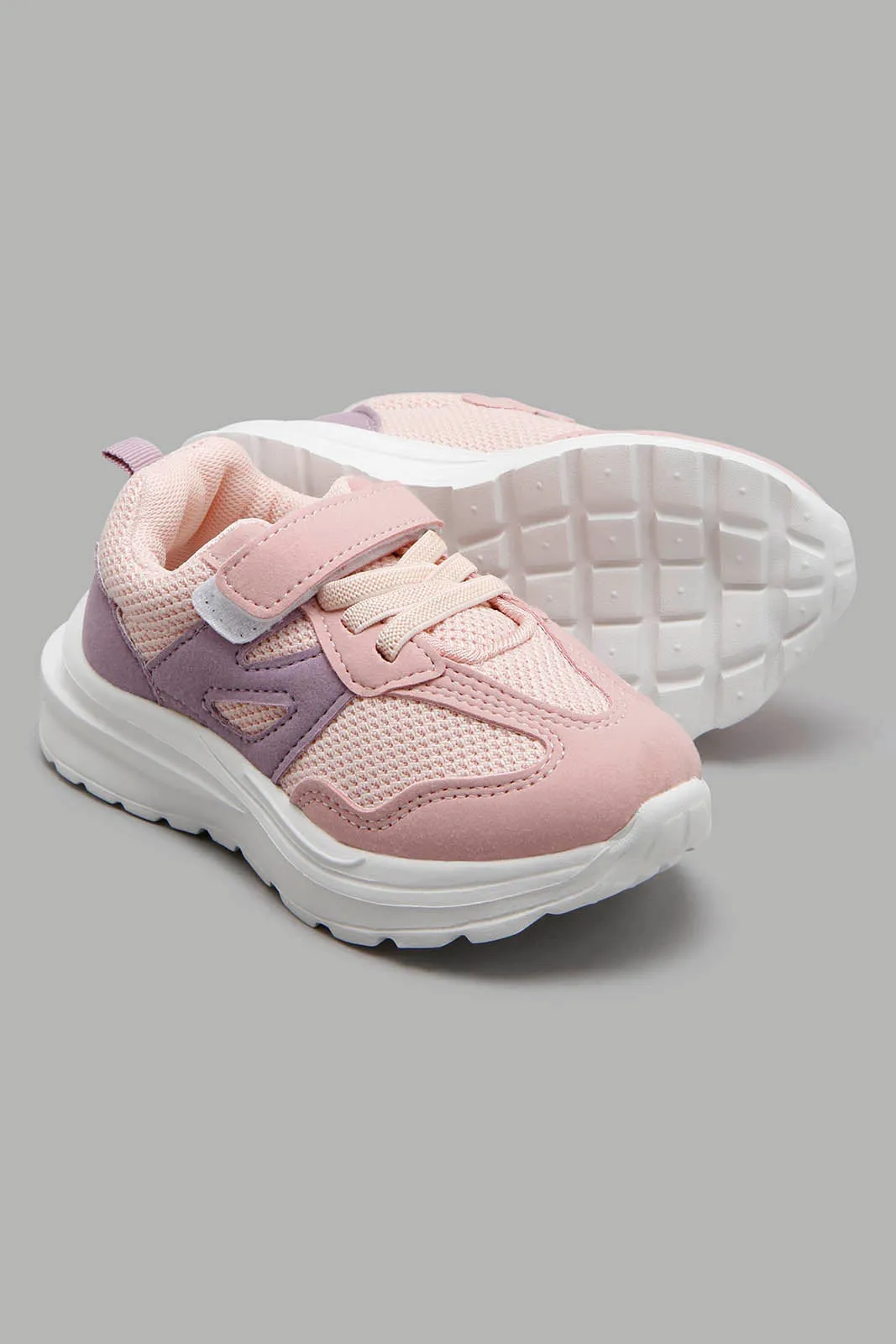 Pink Velcro Sneaker