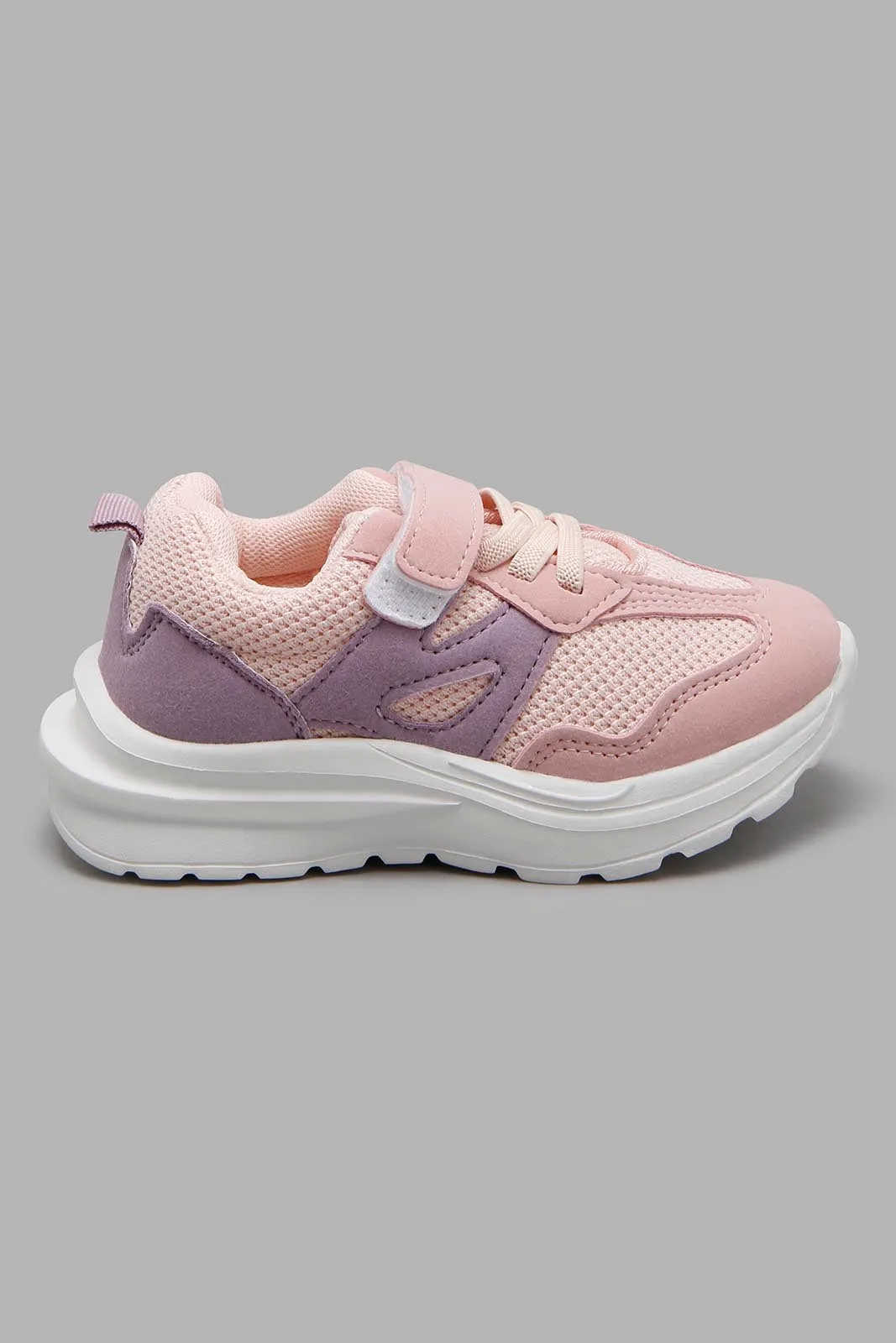 Pink Velcro Sneaker
