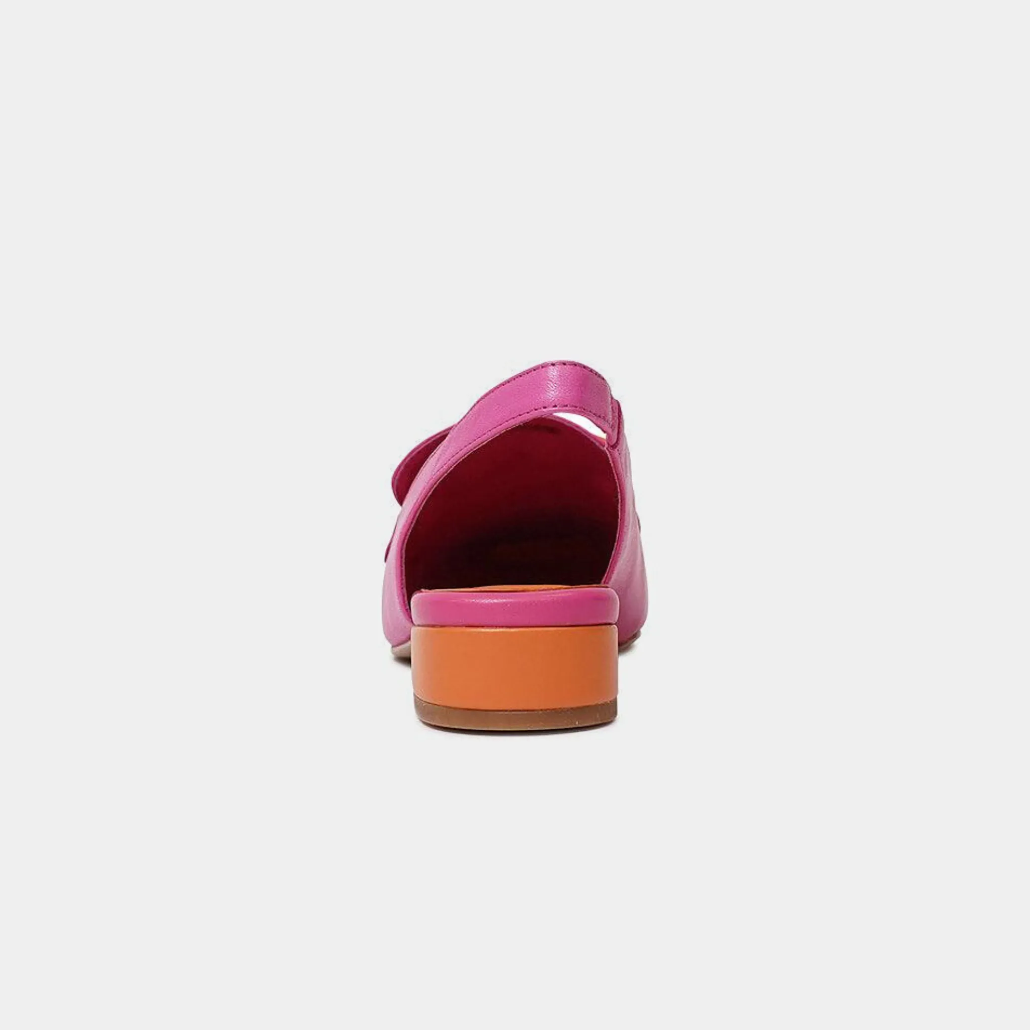 Pre-Order Randal Fuchsia/ Orange Leather Loafers