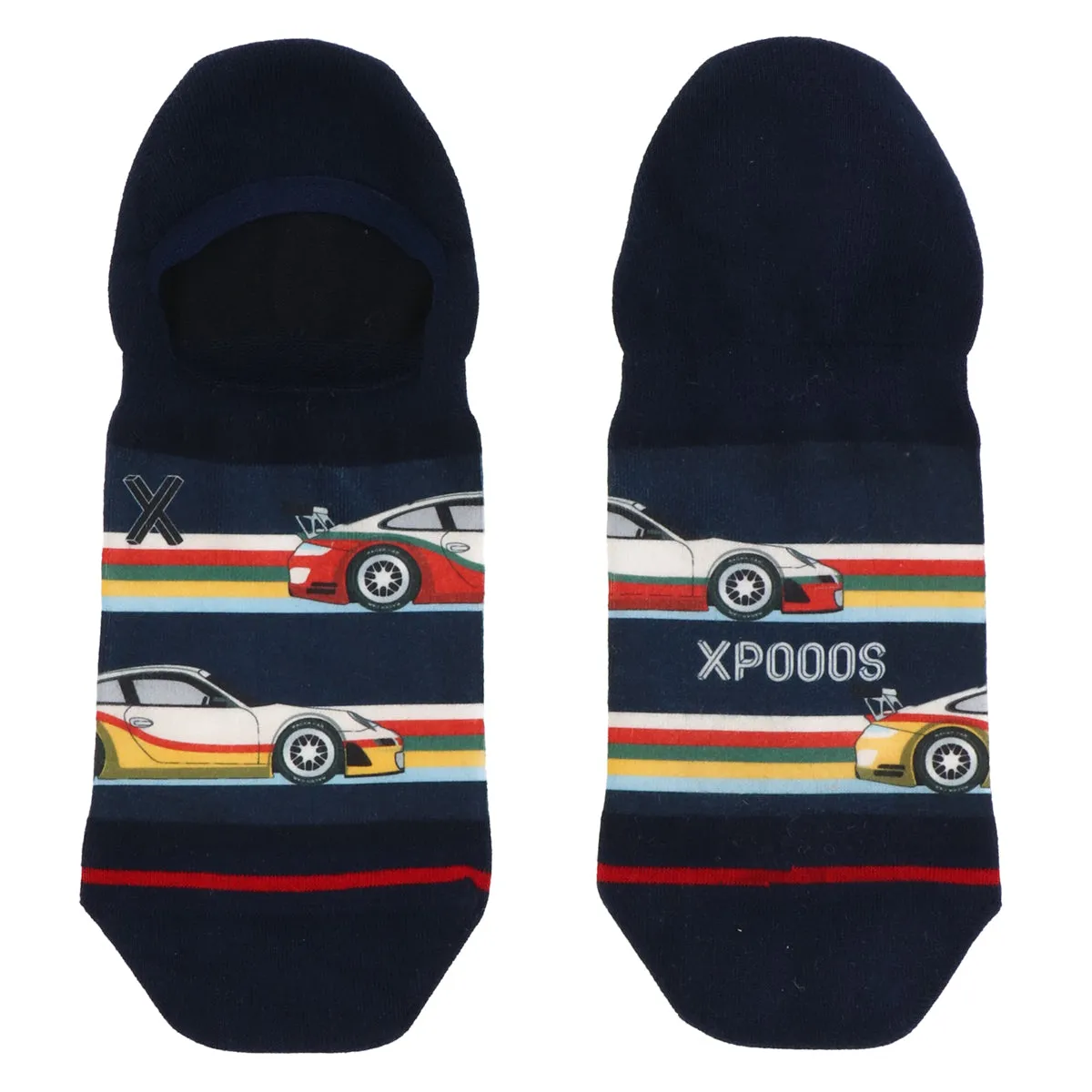Rally Stripe heren invisible Footies