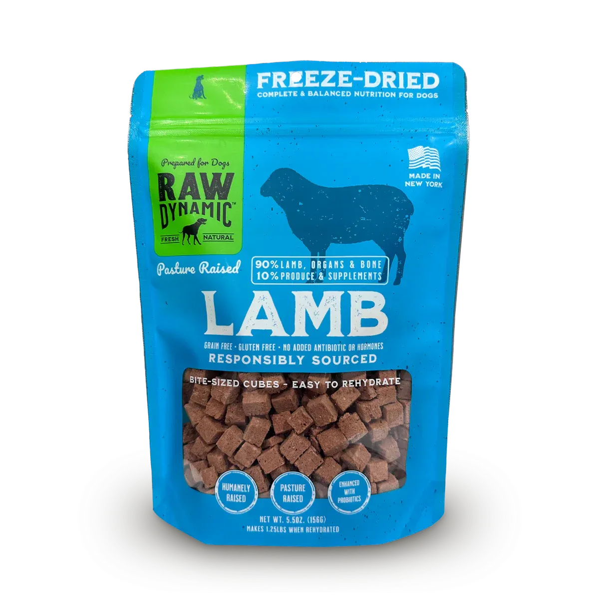 Raw Dynamic Freeze Dried Raw Lamb Fromula for Dogs