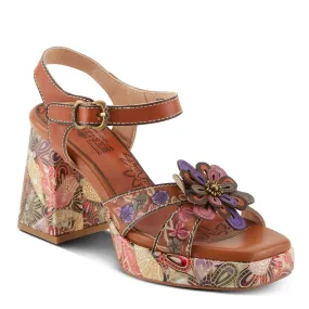 Spring Step Shoes L'Artiste Reflective Women's Platform Heeled Sandals