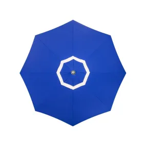 The Resort Market Umbrella - Octagon - Canopy 8' - Border Valance - Mediterranean Blue