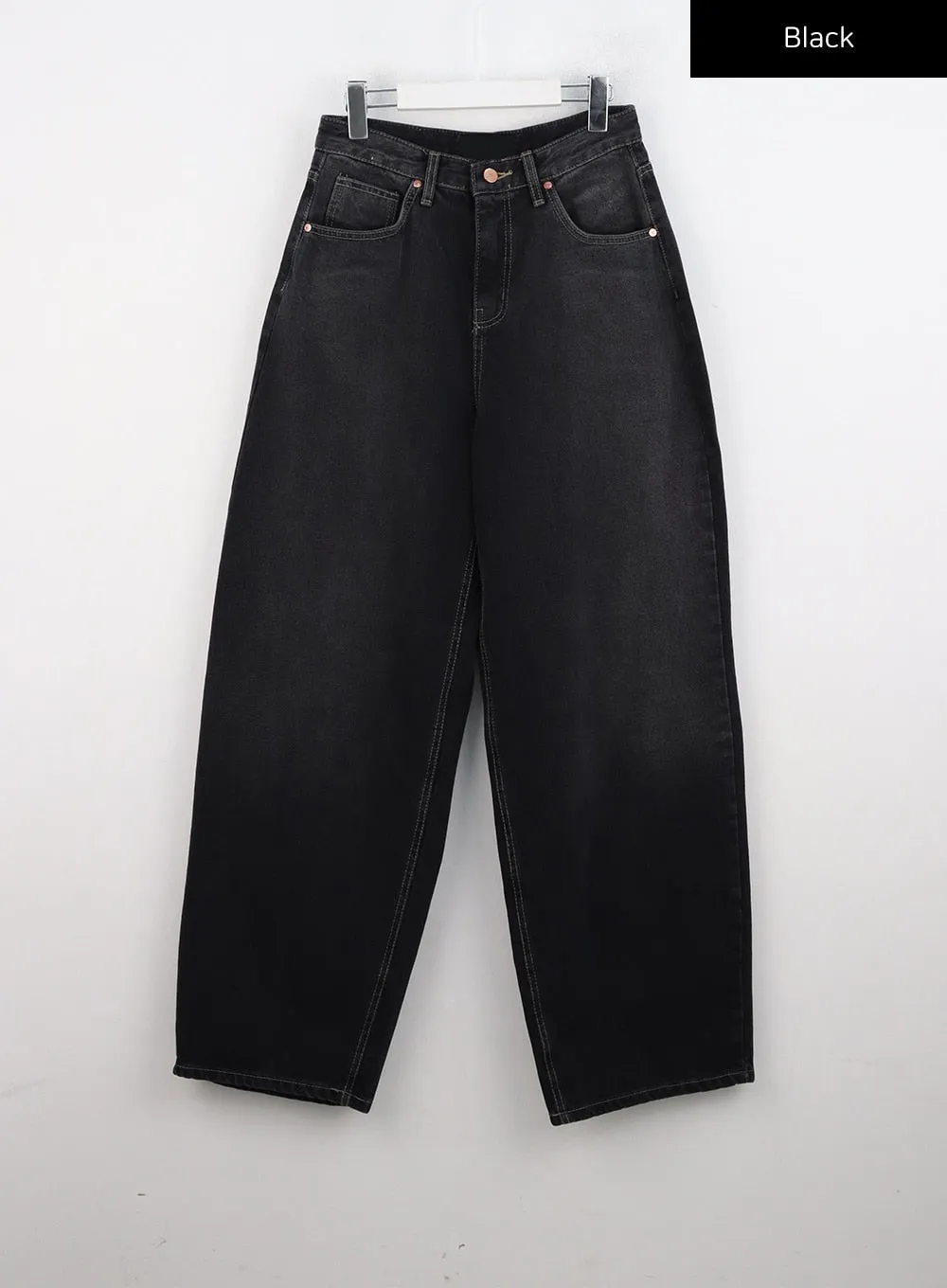 Wide Fit Washed Jeans CN324