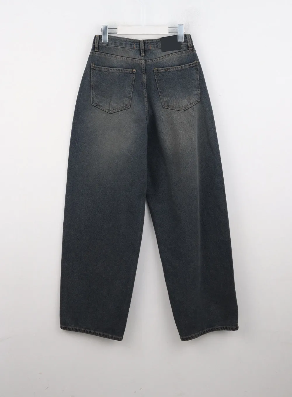 Wide Fit Washed Jeans CN324